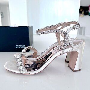 Badgley Mischka Crystal Wedding Shoes